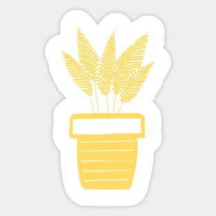 Plant1 Yellow - Full Size Image Sticker